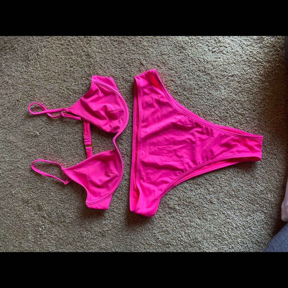 Half Cup Bikini & High Cut Bottoms